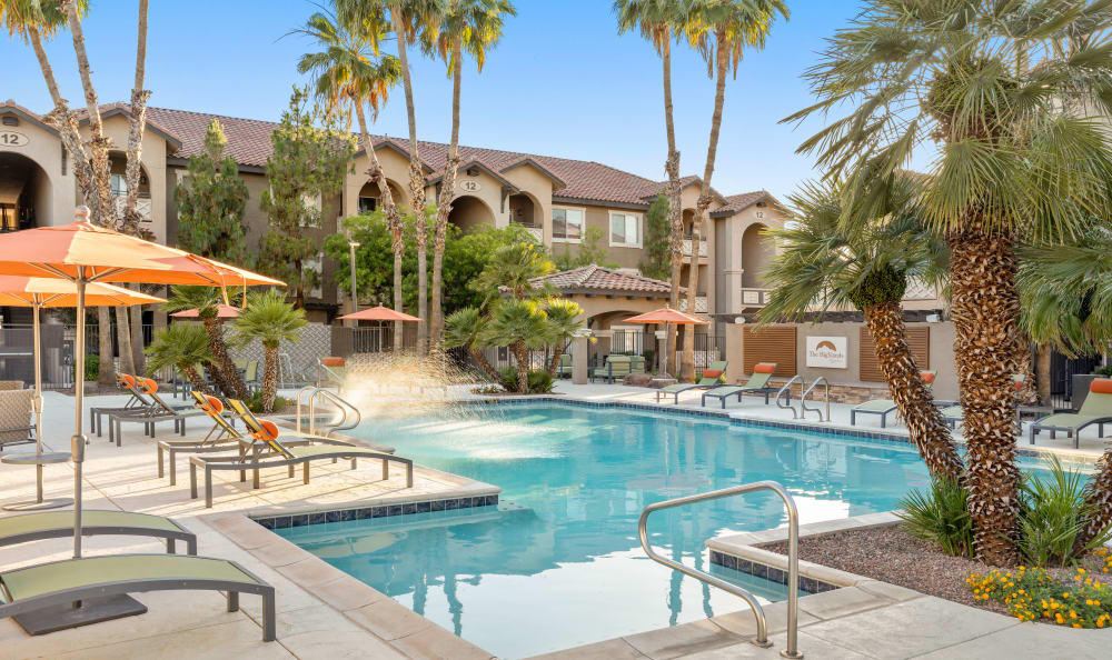 Swimming Pool at Apartments in Gilbert, Arizona