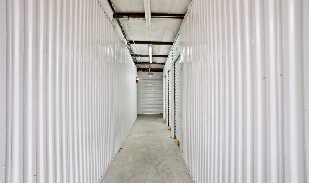Interior Hallway at American Premier Storage in Jackson, Mississippi