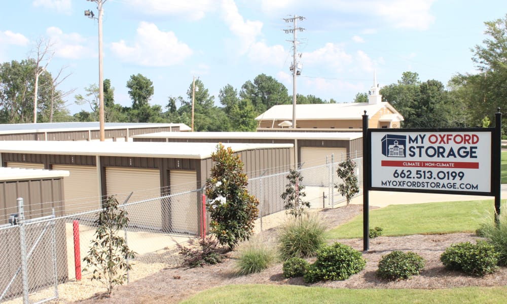 Exterior view at My Oxford Storage in Oxford, MS
