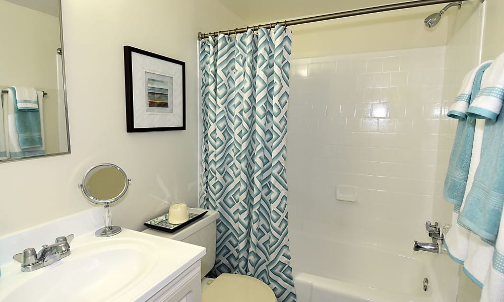 Bathroom at Lighthouse at Twin Lakes Apartment Homes in Beltsville, MD