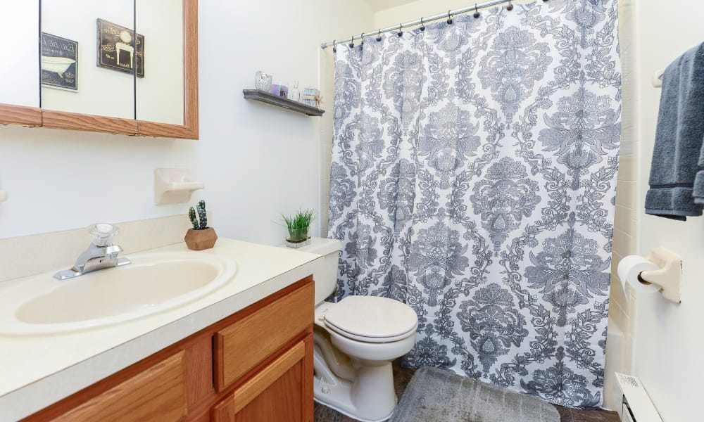 Bathroom at Eatoncrest Apartment Homes in Eatontown, New Jersey