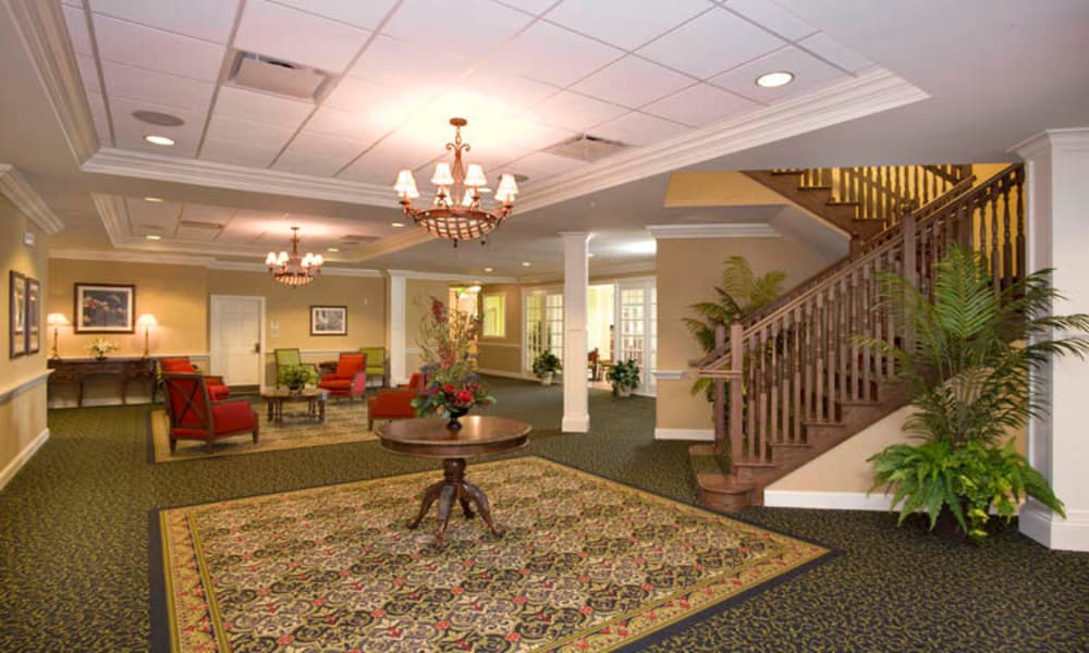 Main foyer at Arbor Oaks at Lakeland Hills