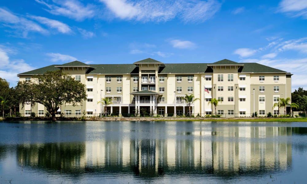 Exterior view of the Arbor Hills community in Lakeland, Florida