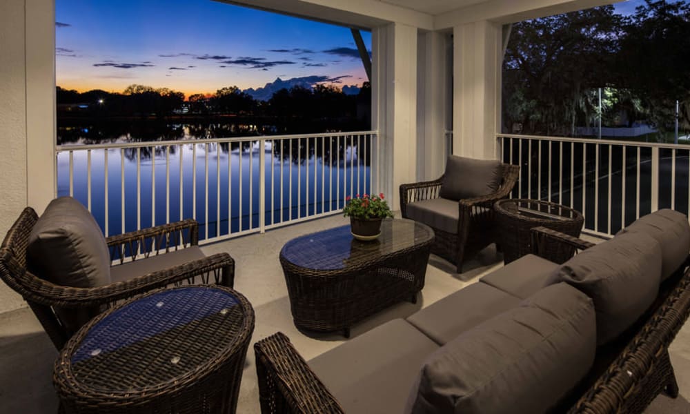 Gorgeous view from verandah at Arbor Hills in Lakeland, Florida