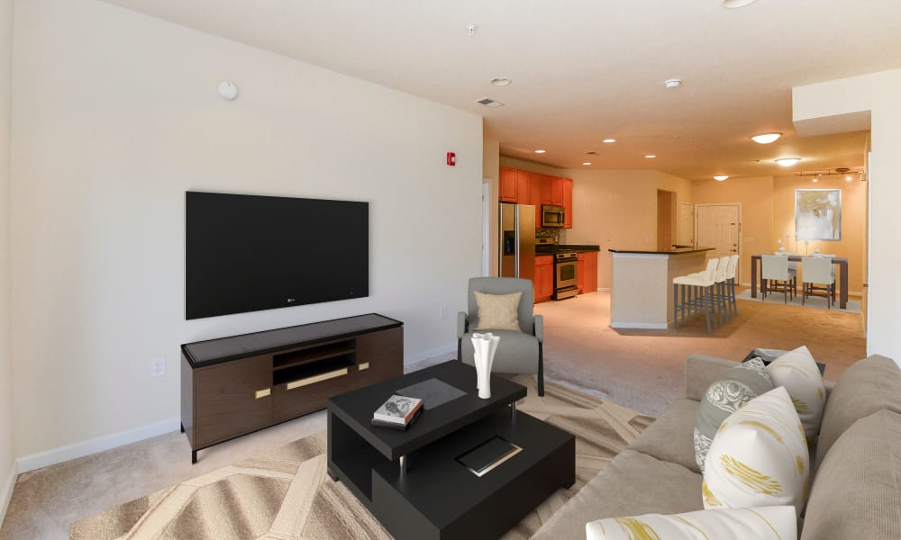 Living Room at Cranford Crossing Apartment Homes in Cranford, New Jersey
