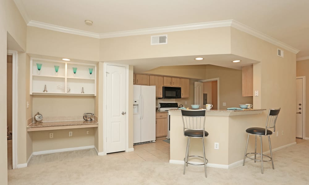 Interior view of Ashley House apartment in Katy, Texas