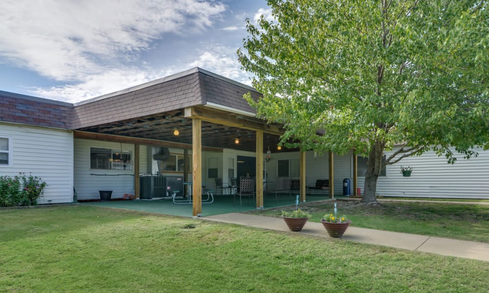 The administration building at Galena Nursing Center in Galena, Kansas