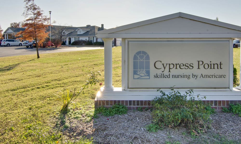 Branding and Signage outside of Cypress Point in Dexter, Missouri