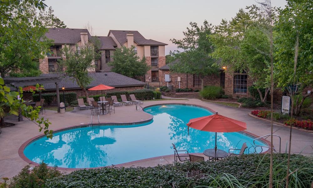 The pool at Arbors of Pleasant Valley in Little Rock, Arkansas