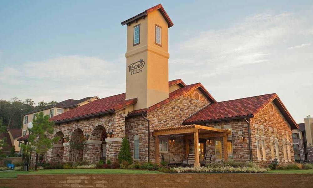 The clubhouse at Tuscany Hills in Tulsa, Oklahoma
