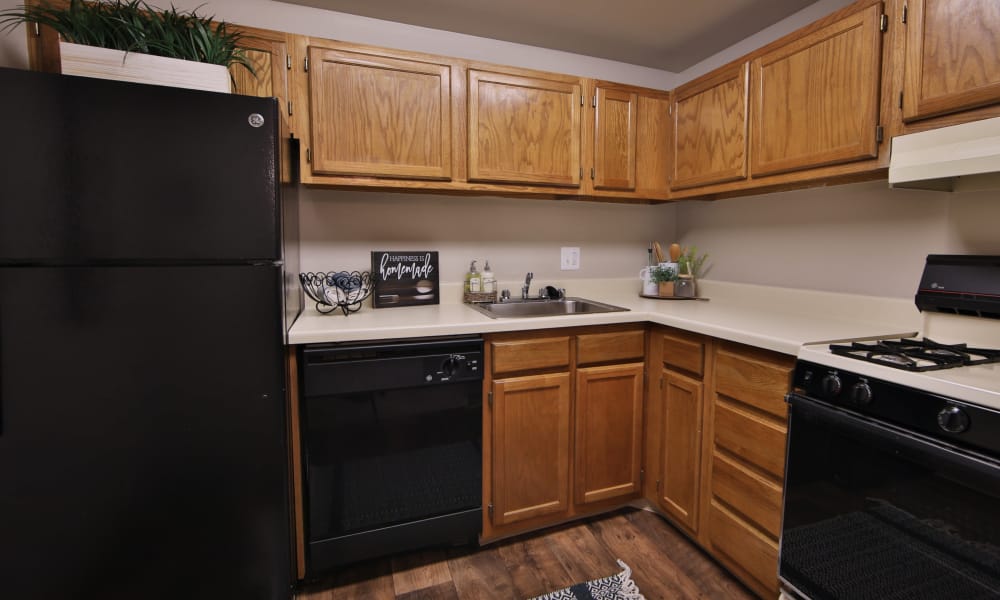 The Preserve at Owings Crossing Apartment Homes offers a beautiful kitchen in Reisterstown, Maryland