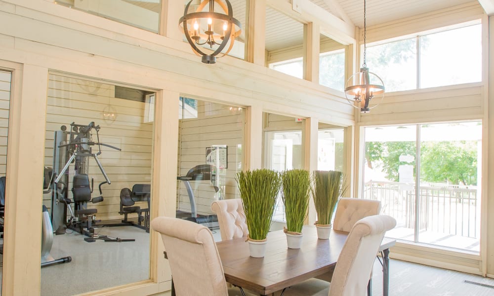 A dining table at Country Hollow in Tulsa, OK