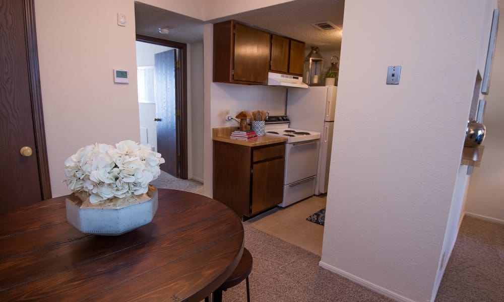 Well decorated apartment at Eagle Point Apartments in Tulsa, Oklahoma