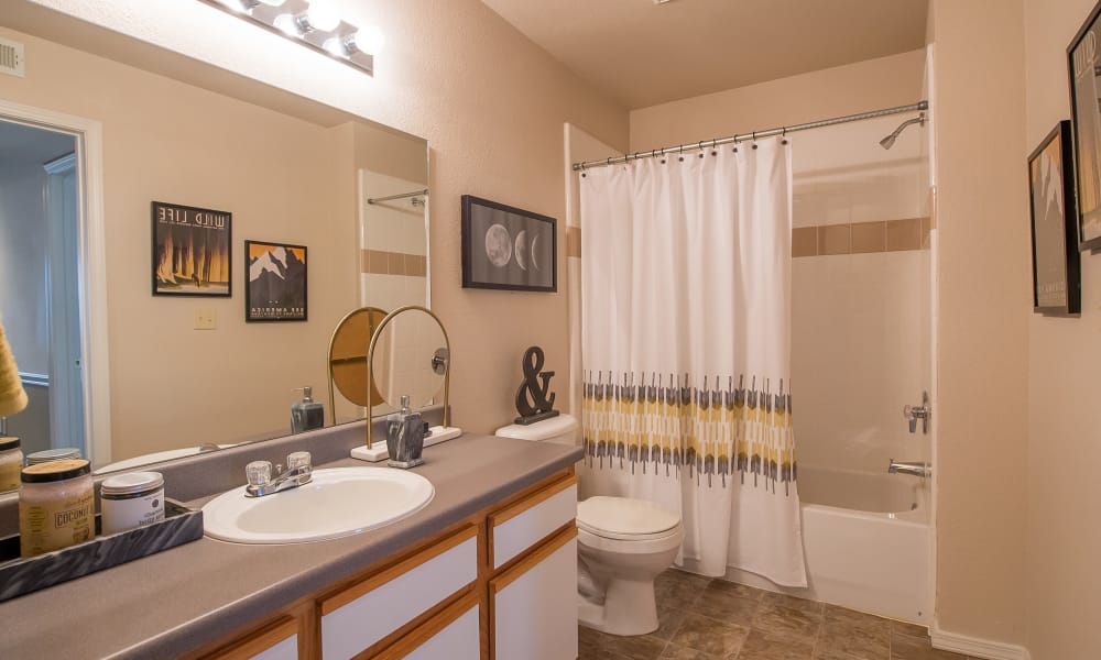 Bathroom at Newport Wichita in Wichita, Kansas