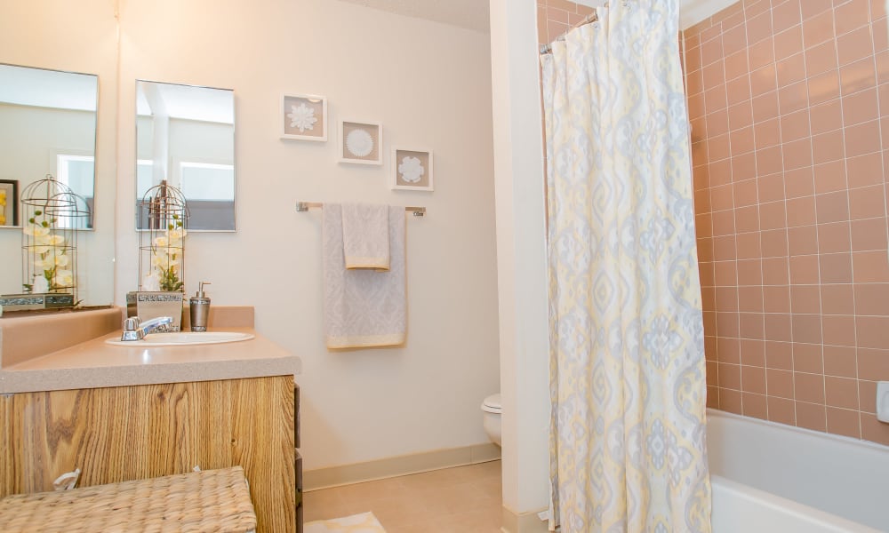 Large bathroom at The Greens of Bedford in Tulsa, Oklahoma