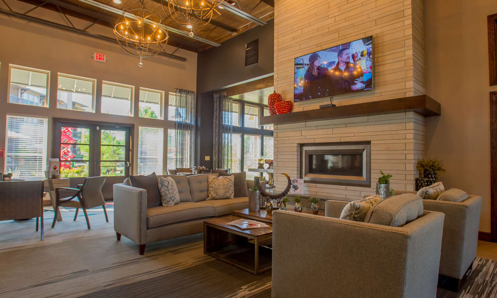 The clubhouse at Icon at Broken Arrow in Broken Arrow, Oklahoma