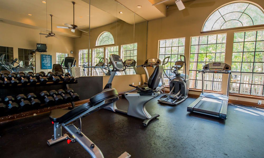 The gym at The Trace of Ridgeland in Ridgeland, MS