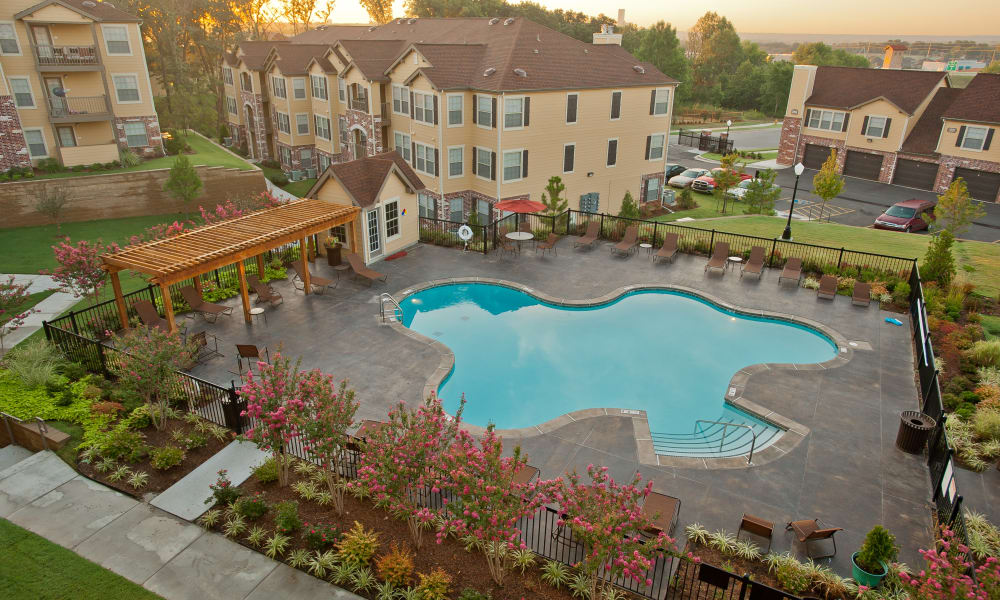 The pool at Tuscany Hills in Tulsa, Oklahoma