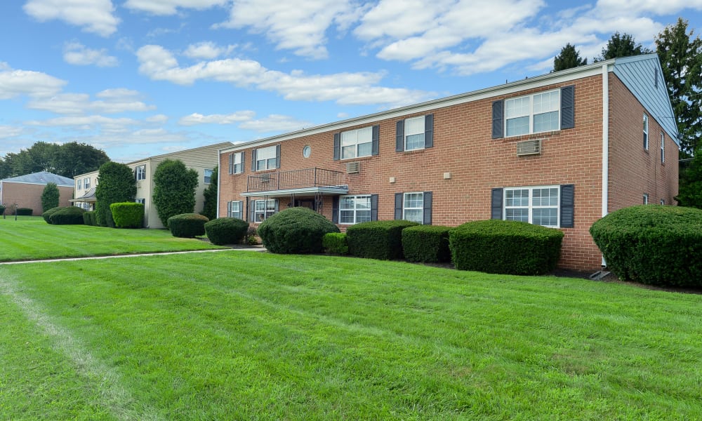 Exterior of Camp Hill Plaza Apartment Homes in Camp Hill, PA