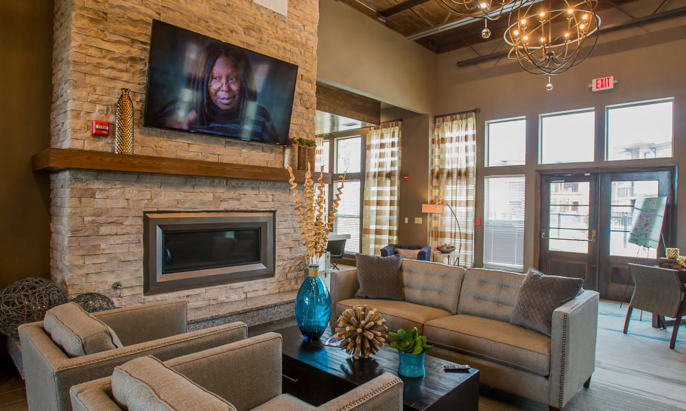 Comfortable clubhouse seating at Icon at Corpus Christi in Corpus Christi, Texas