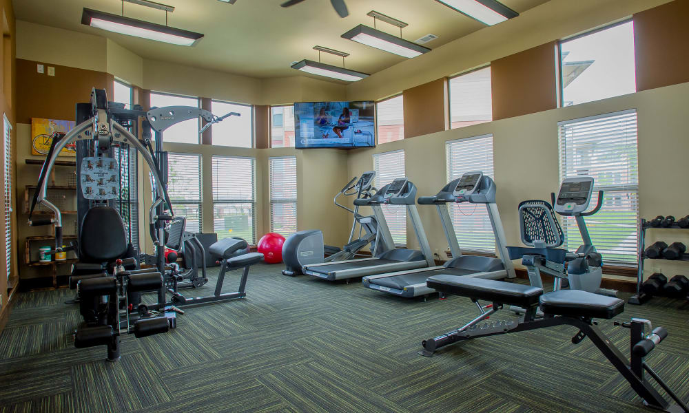 Fitness center for residents at Icon at Corpus Christi in Corpus Christi, Texas