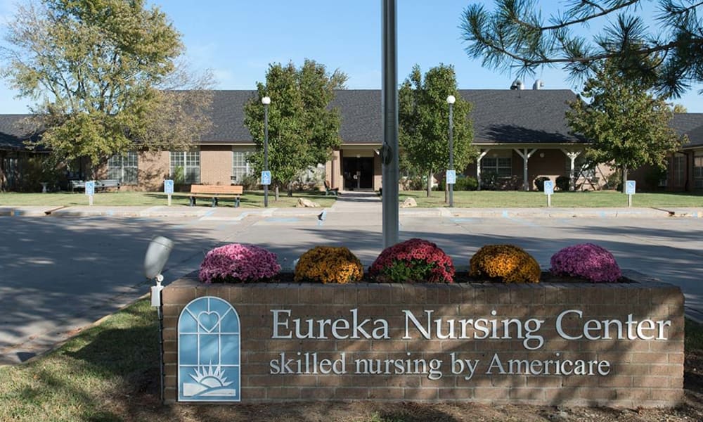 Branding and Signage outside of Eureka Nursing in Eureka, Kansas