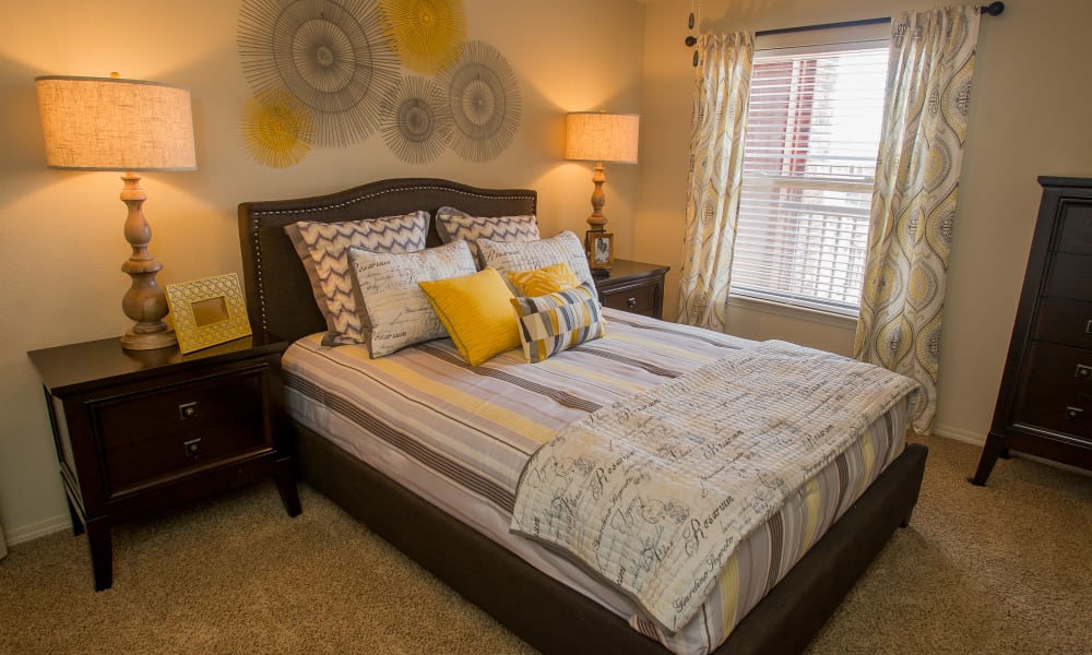 Spacious bedroom at Icon at Norman in Norman, Oklahoma