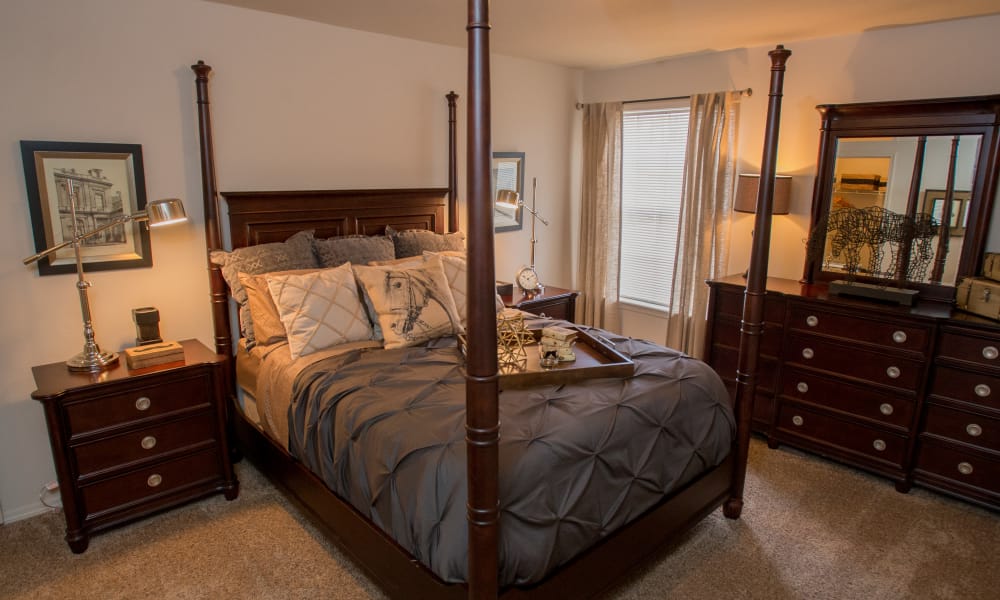 Villas of Waterford Apartments offers spacious bedrooms in Wichita, Kansas