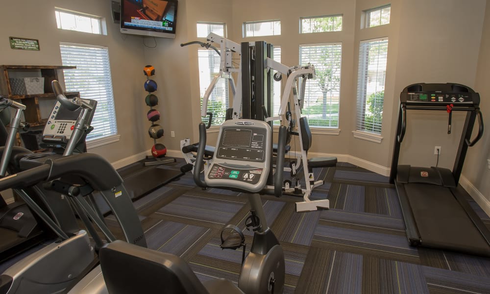 Villas of Waterford Apartments' fitness center in Wichita, Kansas
