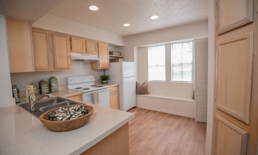A large open kitchen at The Trace of Ridgeland in Ridgeland, MS