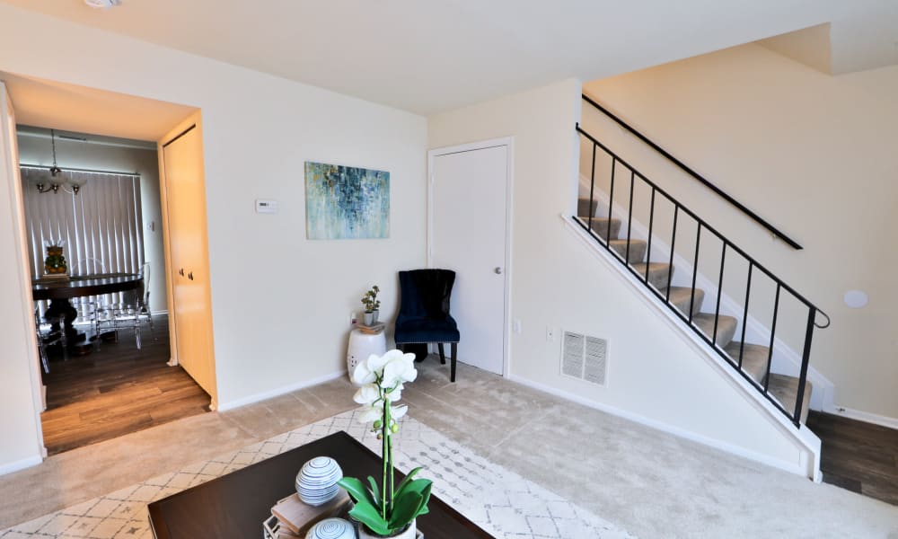 Interior of apartments at The Townhomes at Diamond Ridge in Baltimore, Maryland
