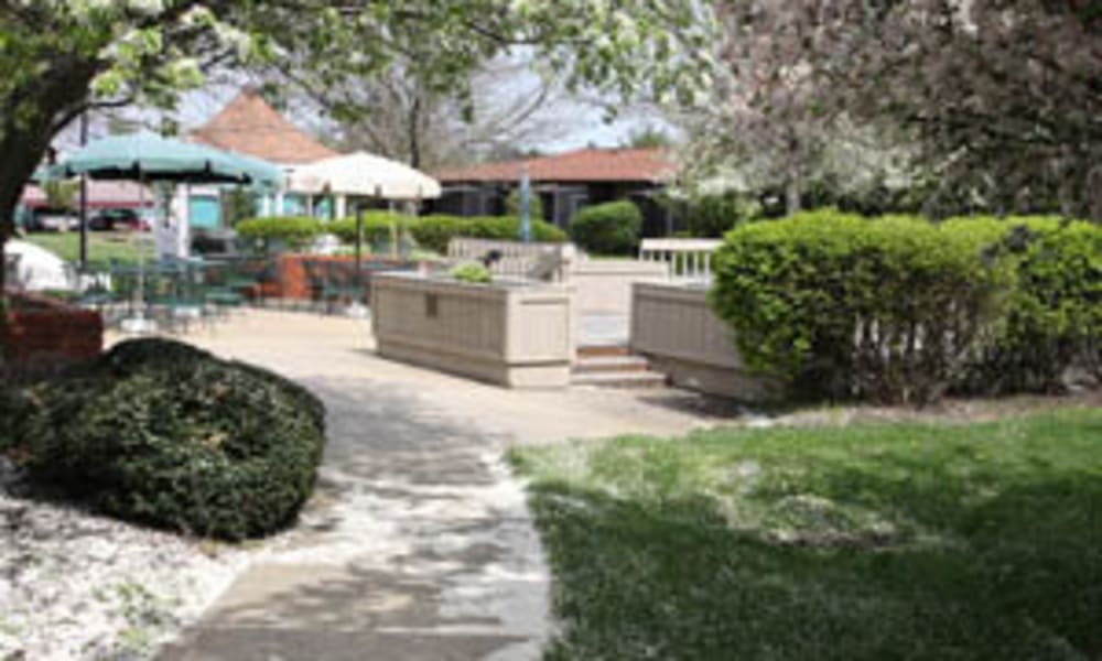 Paved walkways at Cardinal Village in Sewell, New Jersey