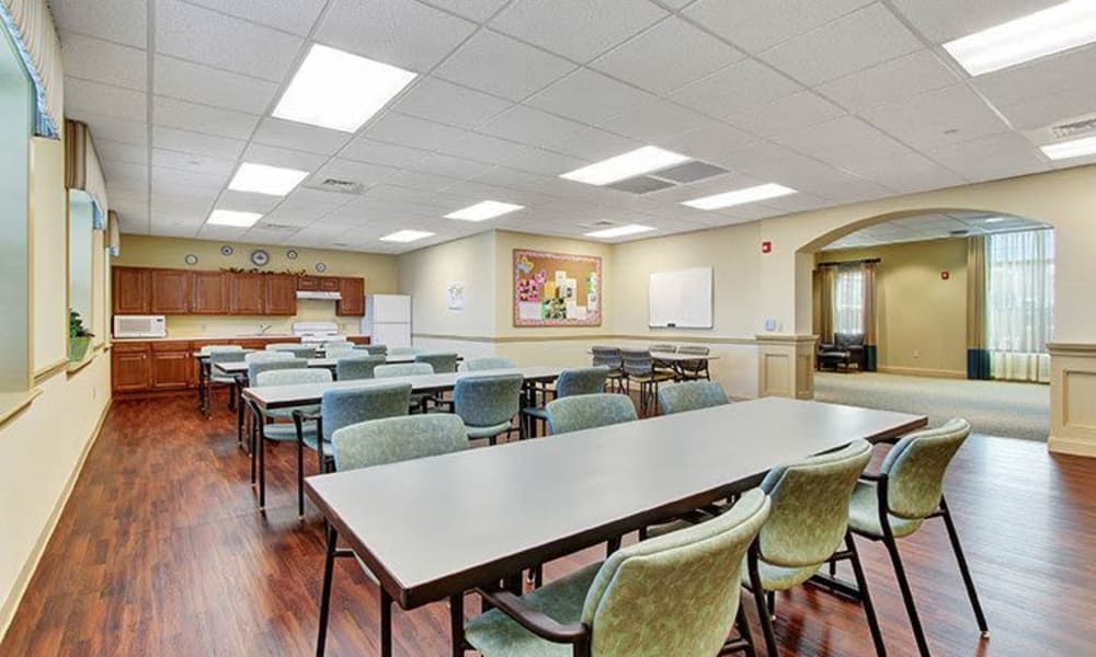Activity kitchen at Keystone Villa at Ephrata in Ephrata, Pennsylvania
