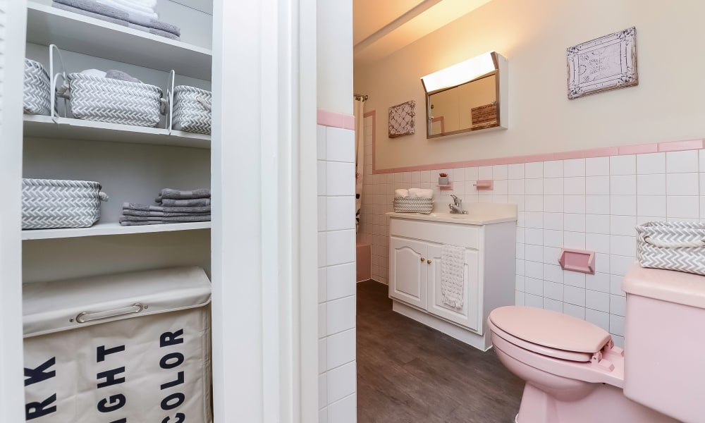 Bathroom at Main Street Apartment Homes in Lansdale, Pennsylvania