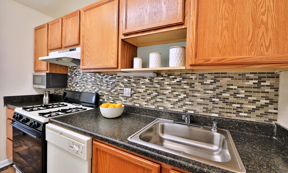 Kitchen at Cedar Creek Apartment Homes in Glen Burnie, MD