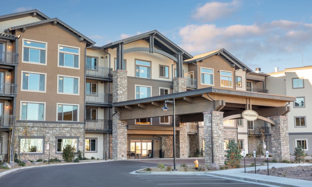 Main entrance at Touchmark at The Ranch in Prescott, Arizona