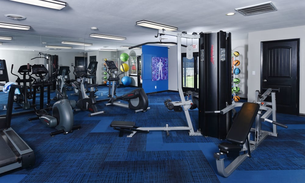 Fitness center at Mallards Landing Apartment Homes in Nashville, Tennessee