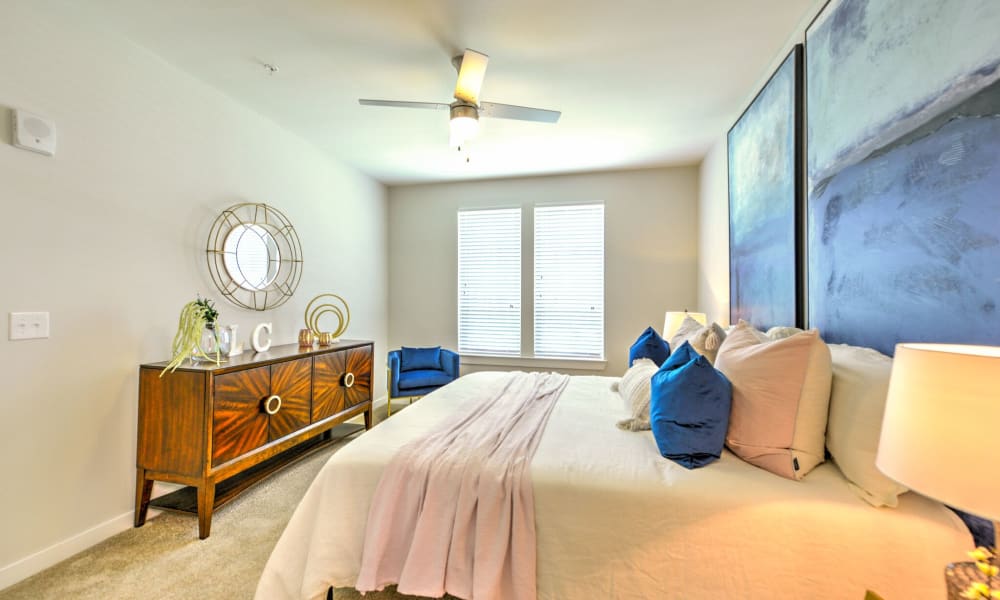 Well lit Bedroom at Apartments in Jacksonville, Florida