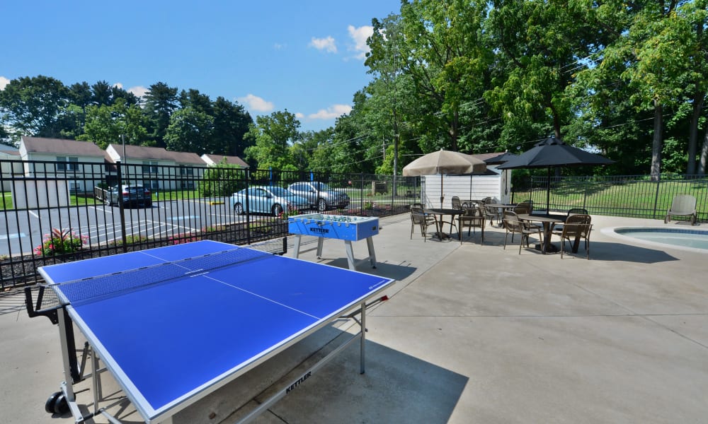 Our Apartments in Jeffersonville, Pennsylvania offer a Ping Pong Table