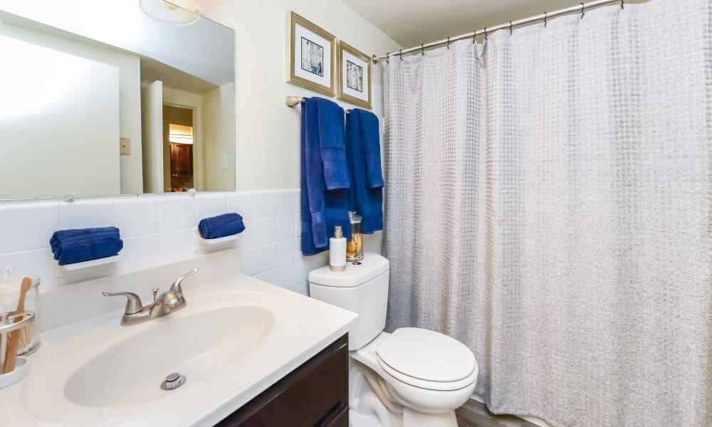 Bathroom at Sherwood Crossing Apartments & Townhomes in Philadelphia, Pennsylvania