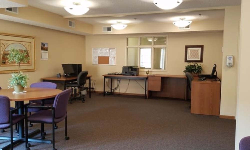 A community center at Parkway Gardens Senior Apartment Community in Saint Paul, Minnesota