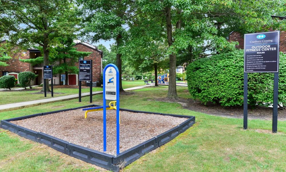 Outdoor park available at Cranbury Crossing Apartment Homes in East Brunswick, New Jersey