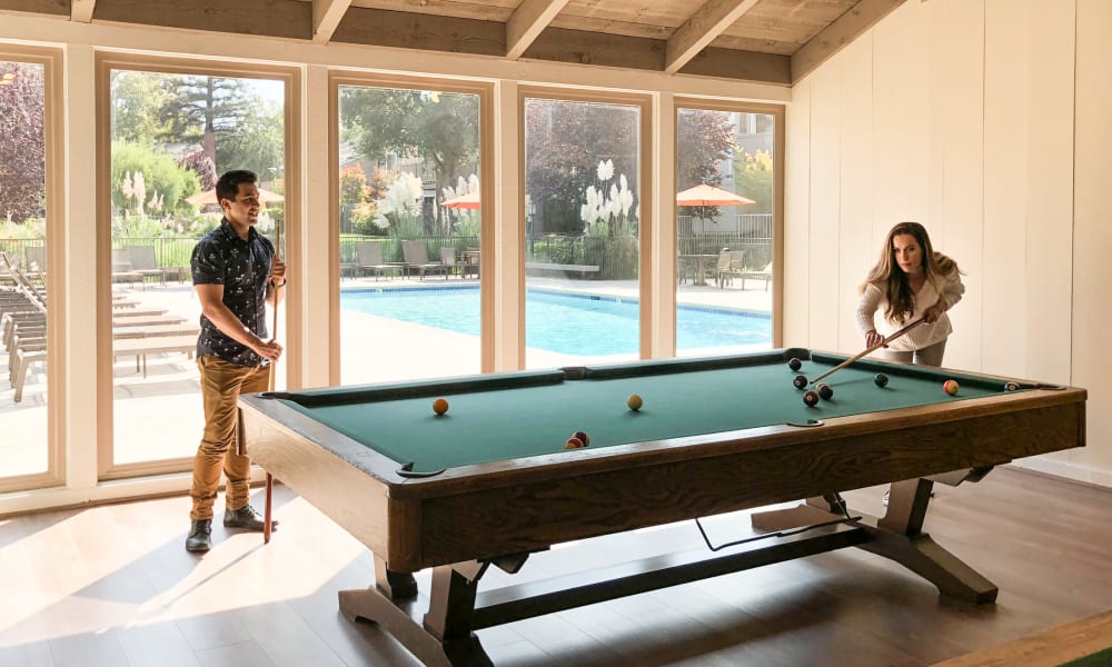 Play amenities at Glenbrook Apartments in Cupertino, California