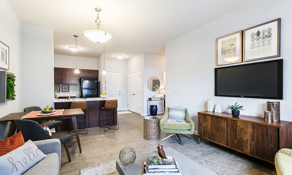 Ample living space at Villa Capri Apartments in Rochester, New York