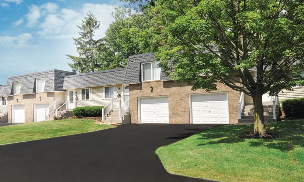 Garages at Newcastle Apartments & Townhomes in Rochester, New York