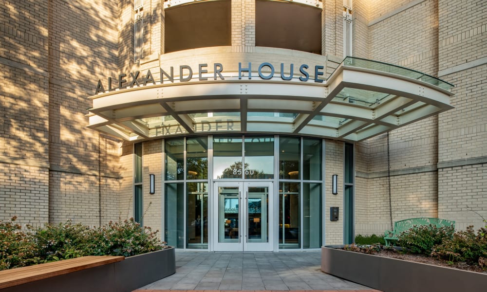 Entrance at Alexander House in Silver Spring, Maryland