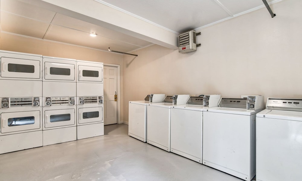 Onsite laundry machines at Beckett Park in Smyrna, Georgia