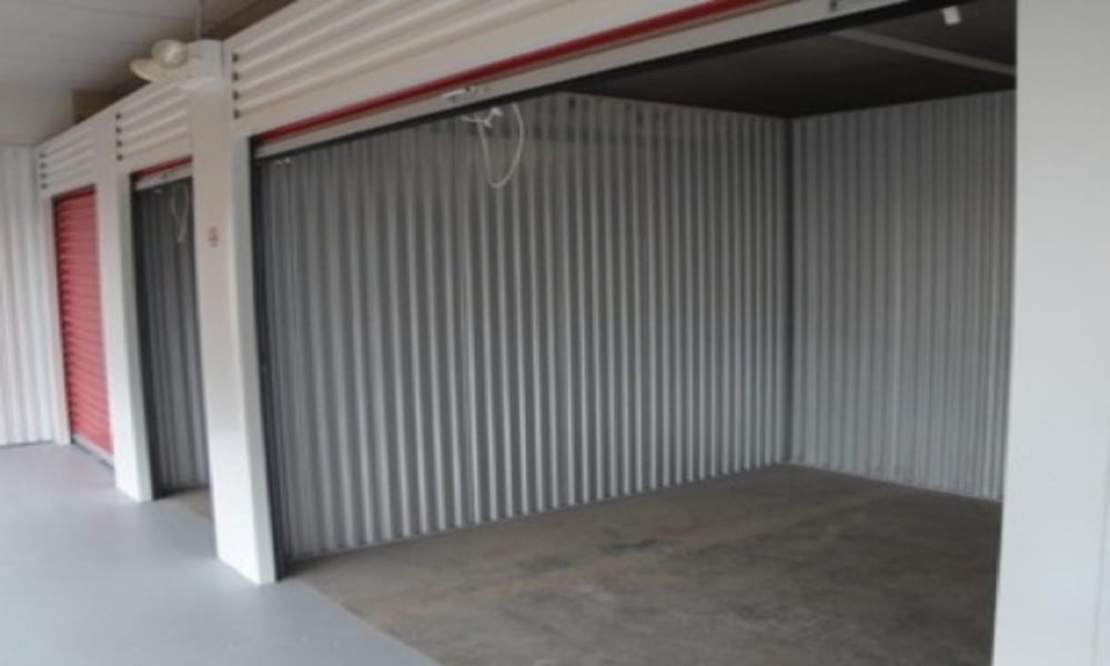 Ground floor storage units at Michigan Storage Centers in Oak Park, Michigan
