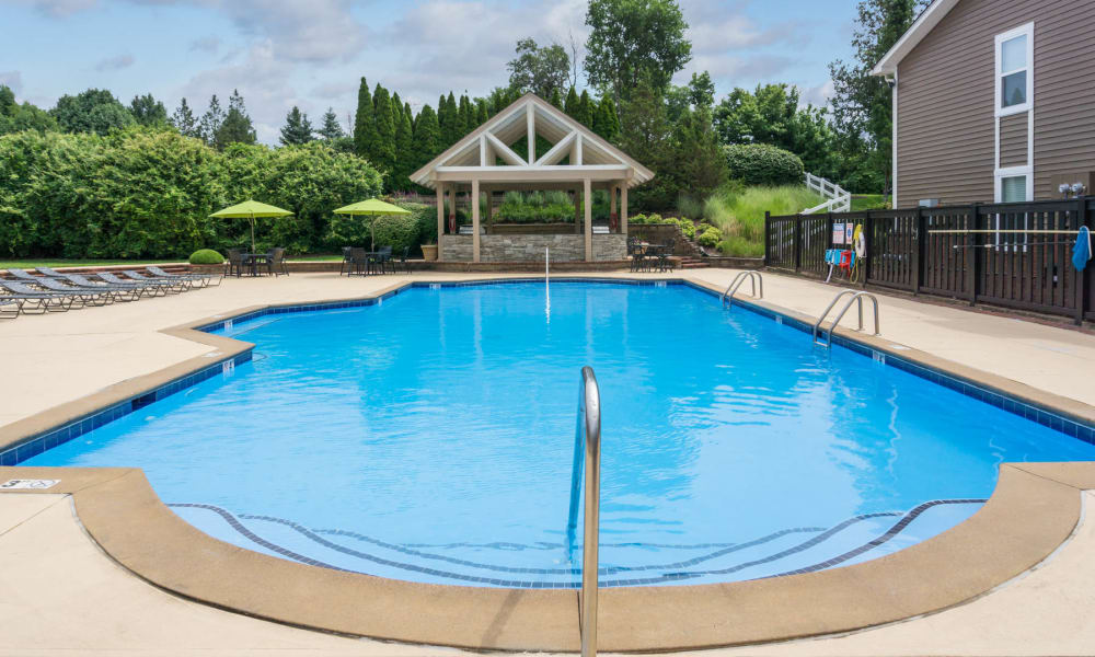 Swimming pool at Paddock Club Apartments in Florence, Kentucky