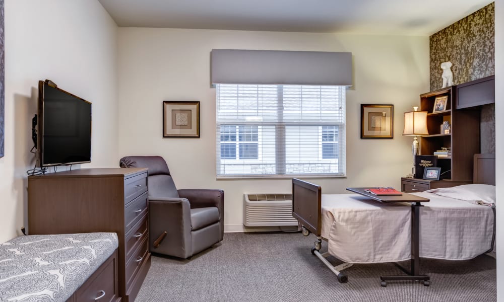 A skilled nursing studio apartment at Trilogy Health Services - Liberty Township in Liberty Township, Ohio